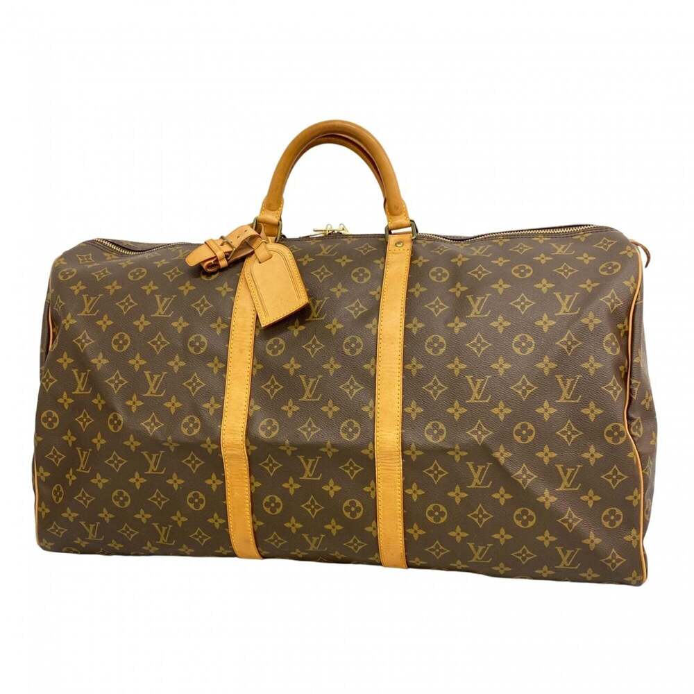 LOUIS VUITTON Brown Monogram Keepall 60 Boston Bag - Picture 1 of 11